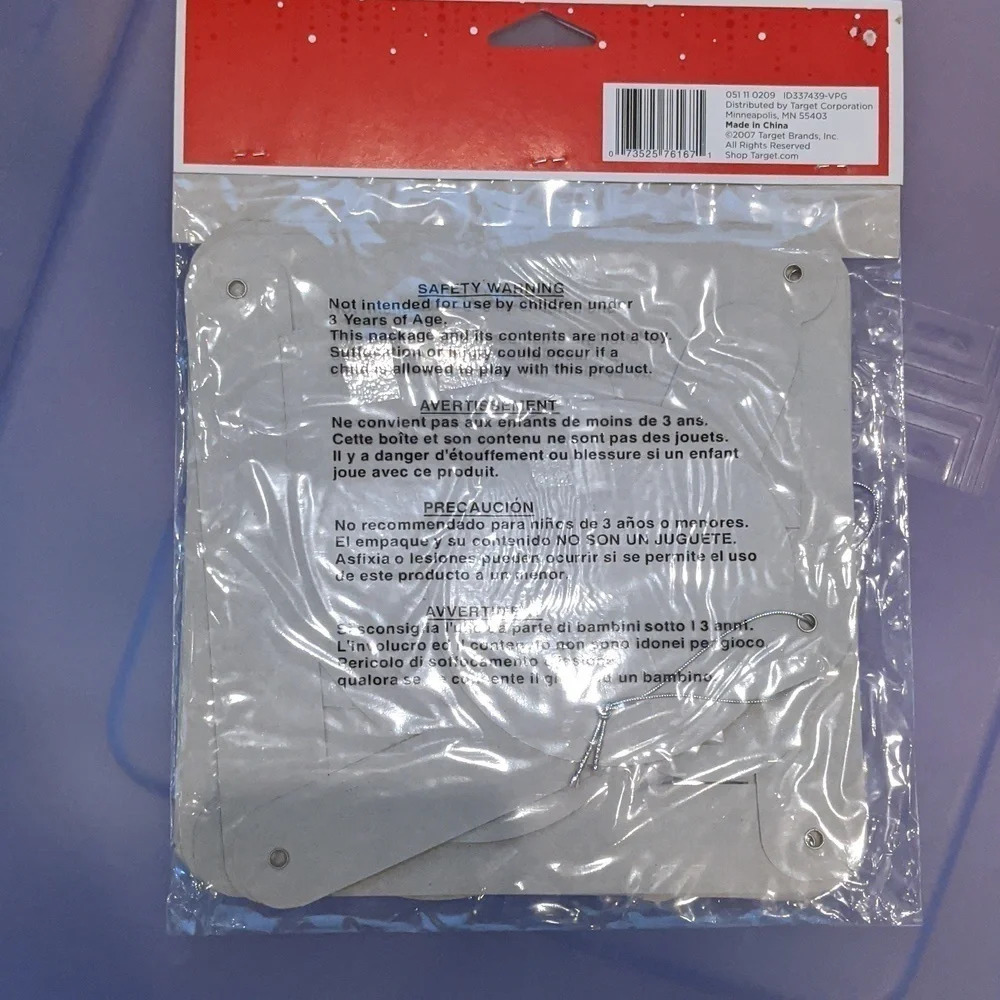 Merry Christmas banner garland red white candycane holidays Target Decor - Picture 2 of 3